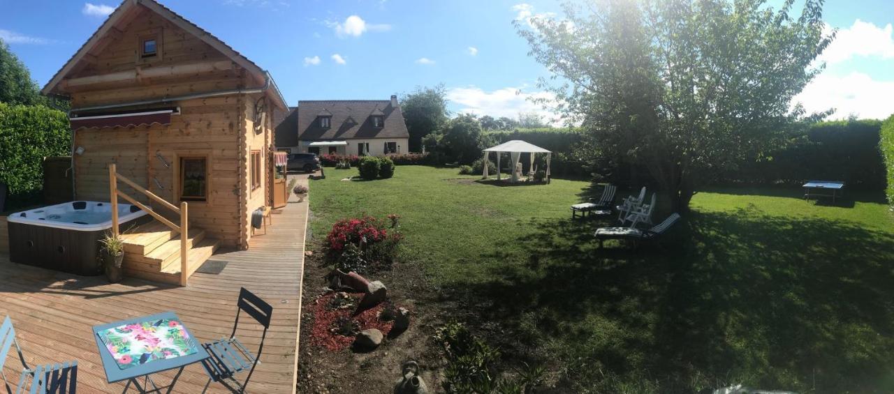 אוברוויל Chalet & Spa Sur La Cote Fleurie מראה חיצוני תמונה